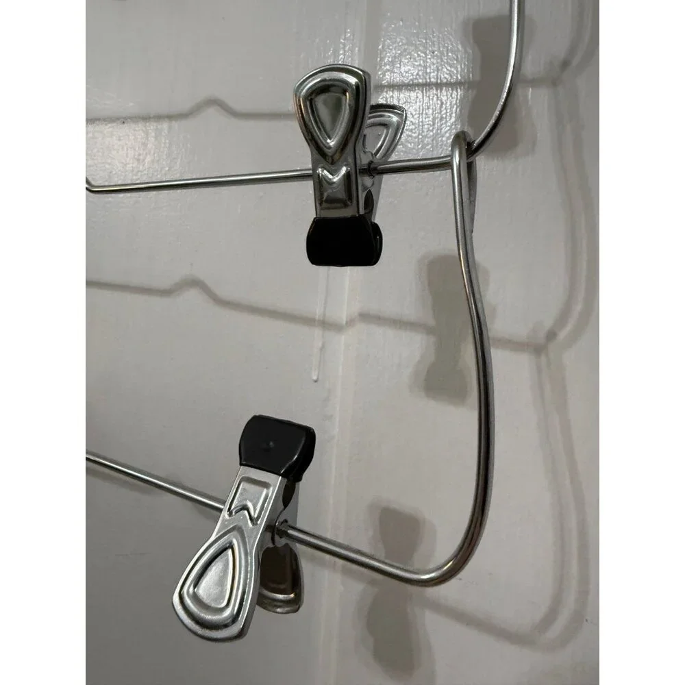 Multi-Tier Metal Skirt & Pants Hanger Organizer